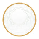 Copo de Vidro com Fio de Ouro Diamond 270ml