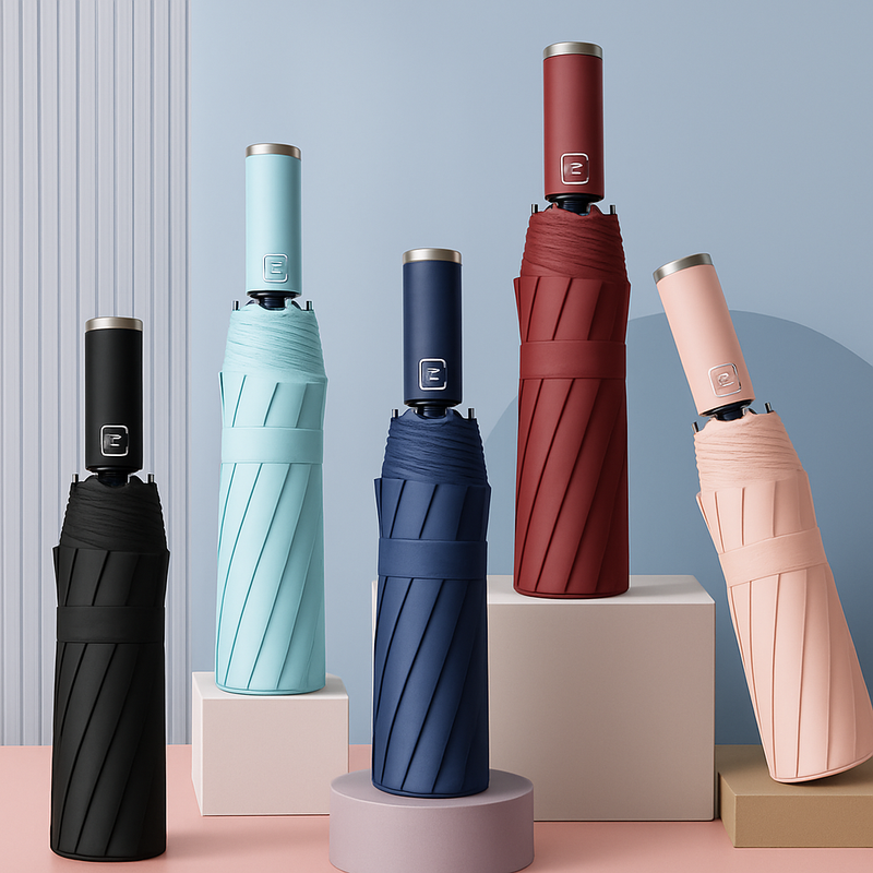 Guarda-Chuva Automático  – Resistente ao Vento, Proteção Solar