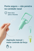 Aspirador Nasal Portátil – Diga Adeus ao Nariz Entupido do Seu Bebê em Segundos!