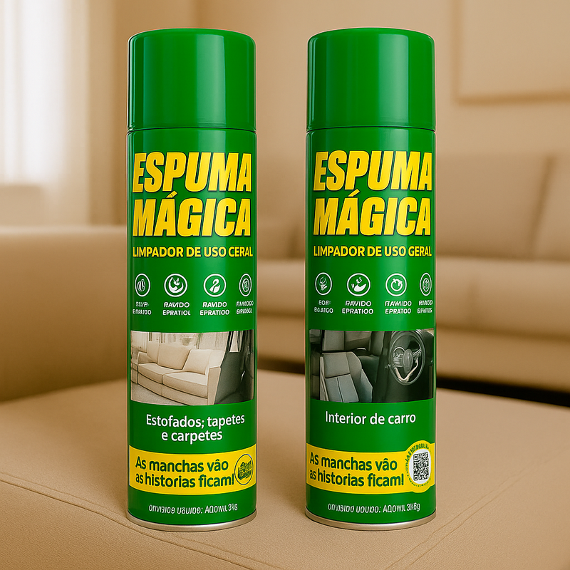 Espuma Mágica™ – O Multiuso Poderoso Que Derrete Qualquer Sujeira e Gordura em Segundos!