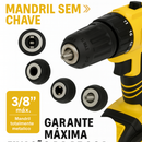 Parafusadeira e Furadeira 48V Com 2 Baterias Maleta e Acessórios Completo