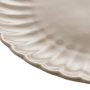 Prato de Sobremesa Porcelana Petala Areia Matt 20cm