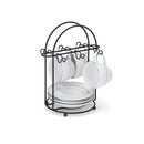 Suporte Para Xícaras De Cafe Preto