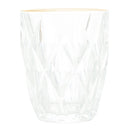 Copo de Vidro com Fio de Ouro Diamond 270ml