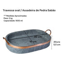 Jogo de Panelas Pedra Sabão Premium Exclusivo 11 peças