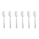 Jogo 6 Colheres para Sobremesa Berna em Aço Inox