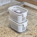 Pote Hermético Slim Multiuso Branco 630ml