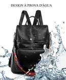 Mochila Feminina Impermeável  – Espaçosa, Versátil e Perfeita para Todas as Ocasiões.