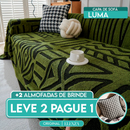 [Leve 2 Pague 1] Capa de Sofá Luma (Design Inovador para sua Casa) +BRINDES: 2 Almofadas
