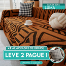 [Leve 2 Pague 1] Capa de Sofá Luma (Design Inovador para sua Casa) +BRINDES: 2 Almofadas