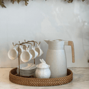 Suporte Porta Xícaras e Pires de Chá Dourado