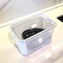 Pote Hermético Slim Multiuso Branco 4,4 Litros